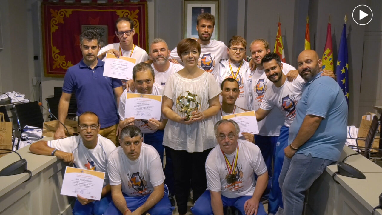 El CD Asodisal celebra el Campeonato de España en el Ayuntamiento
