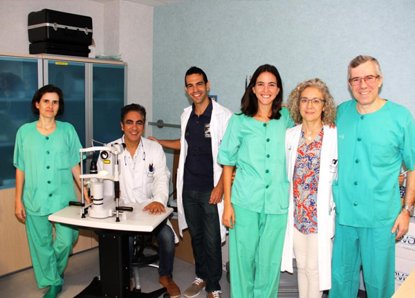 El servicio de Oftalmología del Hospital Mancha Centro emplea con éxito un novedoso microimplante de colágeno para combatir el glaucoma