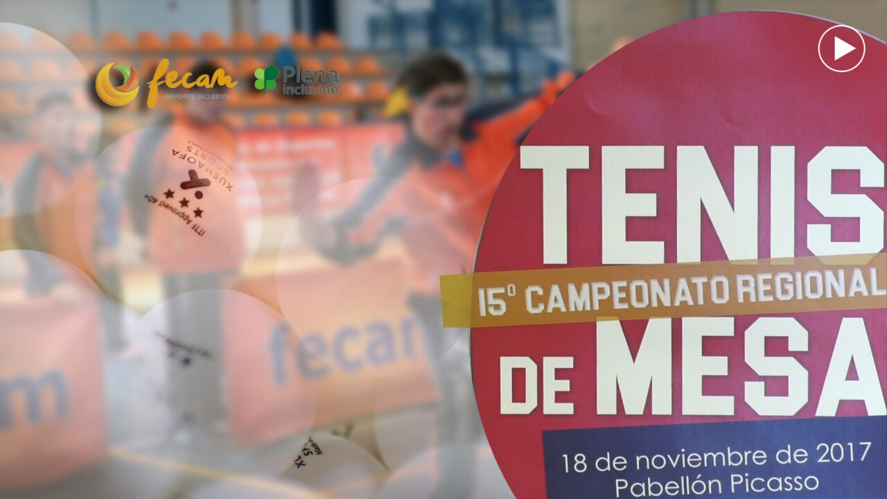 Alcázar celebrará el sábado el XV Campeonato Regional de Tenis de Mesa organizado por Fecam