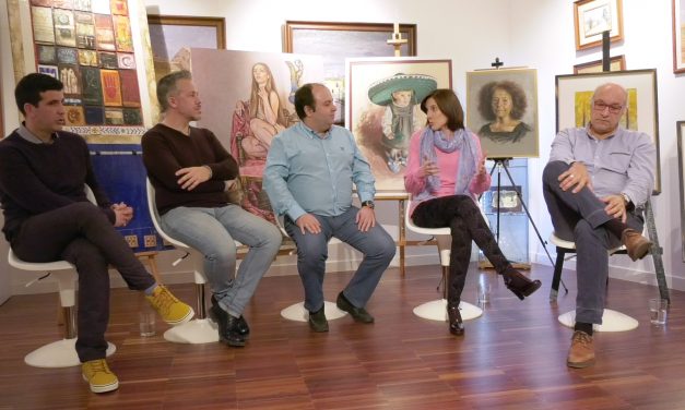 ‘Emprender Arte’ reúne a cuatro artistas alcazareños para hablar de arte y pintura