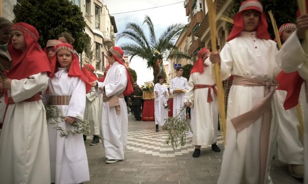 La entrada triunfal en Jerusalén, más conocida como “La borriquilla” da inicio a la Semana de Pasión de Alcázar