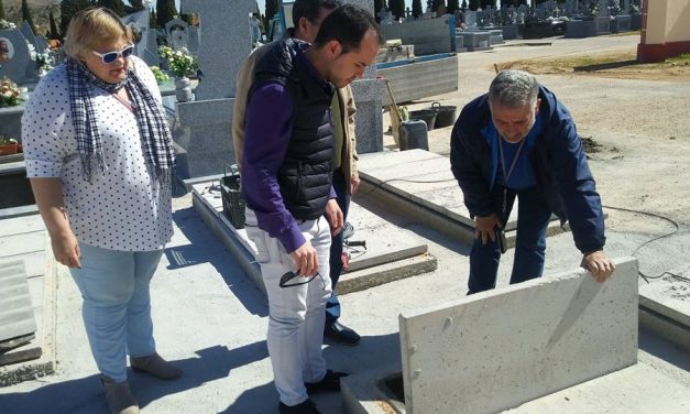 El Ayuntamiento de Herencia inicia una nueva fase de construcción de fosas en el cementerio municipal