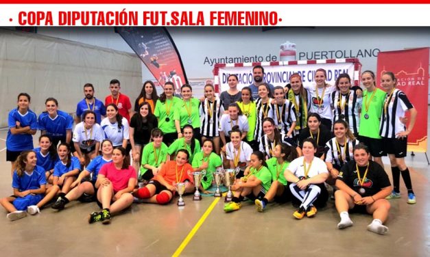El Almadén se impone al Villanueva de los Infantes y gana en Puertollano la Copa Diputación de Fútbol-Sala Femenino