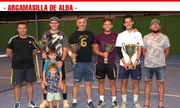 El madrileño Sergio Esteban se impone en el XVI Maratón de Tenis Individual de Argamasilla de Alba