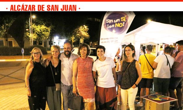 ‘Sin un sí, es no’, la campaña de concienciación contra la violencia de género en la Feria y Fiestas 2018 de Alcázar