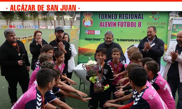 Más de 400 niños participan en el VIII Torneo Regional Alevín de Fútbol 8 disputado en Alcázar de San Juan