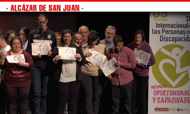 La IV Gala de la Discapacidad de Alcázar de San Juan reconoce la labor de empresas, personas y asociaciones que trabajan por la igualdad a lo largo del año