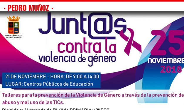 Actos del Día Internacional Contra la Violencia de Género en Pedro Muñoz