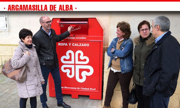 Jiménez y Serrano se reúnen con la nueva presidenta de Cáritas de Argamasilla de Alba