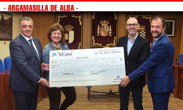 La Obra Social ‘la Caixa’ contribuye a la celebración de las fiestas navideñas en Argamasilla de Alba con 1.200 euros