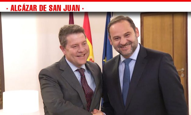 Emiliano García-Page agradece el compromiso del Ministerio de Fomento en el desarrollo de la Plataforma Logística Intermodal de Alcázar de San Juan
