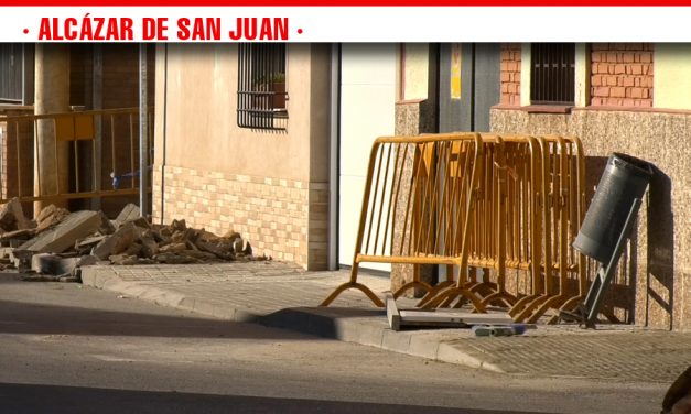 Las obras de mejora en accesibilidad del Barrio de Santa María suponen la primera actuación de los Presupuestos Participativos en Alcázar de San Juan