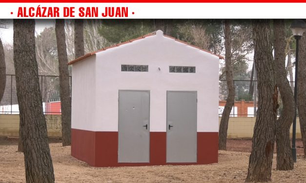 El Parque Alces de Alcázar de San Juan incorpora nuevos aseos en la proximidad de los campos de petanca
