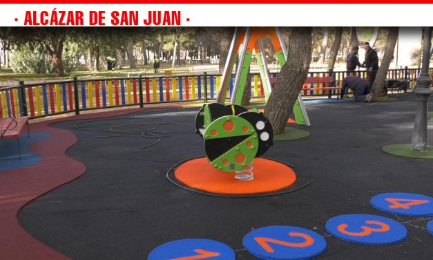 Arreglo integral de la zona infantil de juegos del Parque Alces con la incorporación de columpios inclusivos
