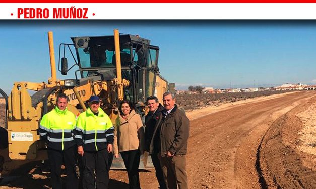 Arreglados ya 8 kilómetros en Pedro Muñoz del Plan de Caminos de la Diputación de Ciudad Real