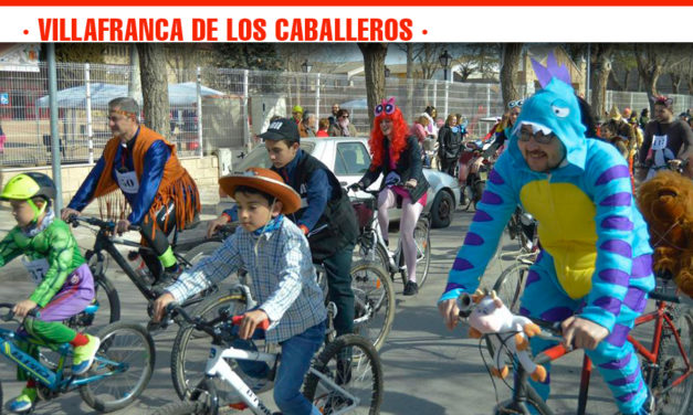 Villafranca de los Caballeros une solidaridad, deporte y tradición en la Ruta Cicloturista ‘CarnaBike’