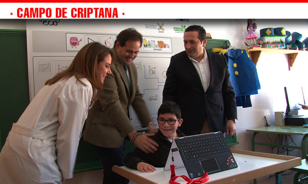 Paco Núñez visita y apoya al Centro de Educación Especial María Auxiliadora de Campo de Criptana