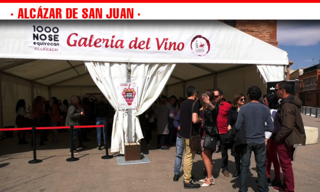 Un total de 50 referencias de caldos manchegos se han catado en ‘La Galería del Vino’, en la Plaza de Santa Quiteria