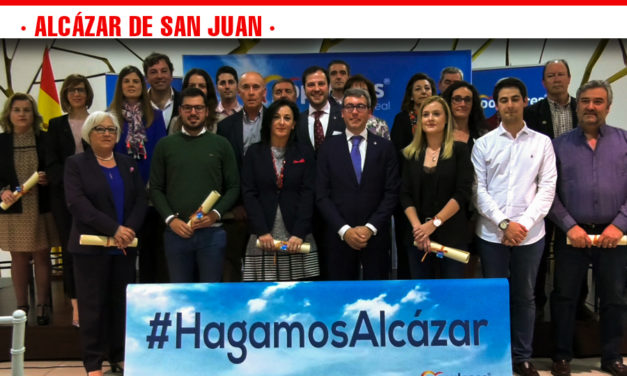 Diego Ortega presenta su candidatura a la alcaldía por el Partido Popular de Alcázar de San Juan