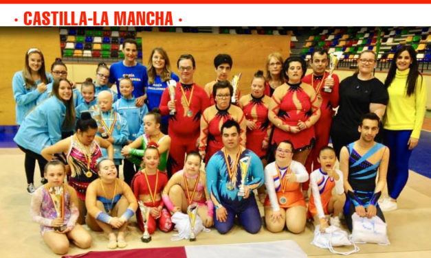 Lluvia de medallas y records de los deportistas de FECAM en el Campeonato de España de Gimnasia Rítmica y Natación Adaptada