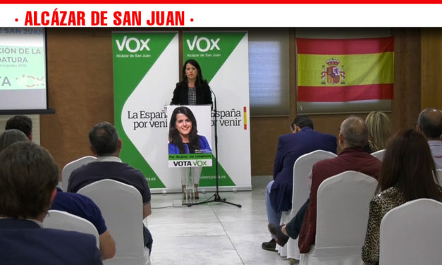 Vox se presenta en Alcázar de San Juan como una alternativa para “acabar con el chiringuito del Partido Socialista”