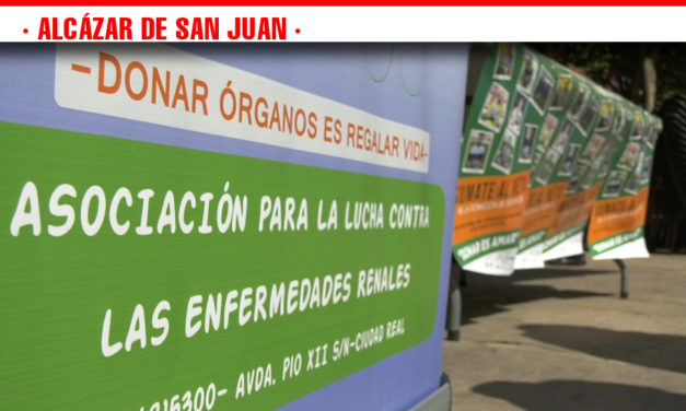 La Asociación de la Lucha Contra las Enfermedades del Riñón de Alcázar de San Juan rinde homenaje a los donantes en el Día Nacional del Donante de Órganos