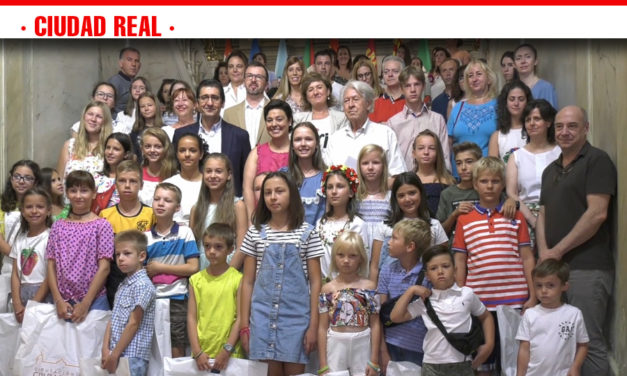 Cincuenta menores ucranianos llegan a Ciudad Real para disfrutar de las vacaciones estivales junto a sus familias de acogida