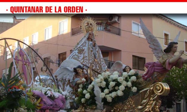 Quintanar honra a su patrona, La Virgen de la Piedad con una Misa, Ofrenda y Procesión en su honor