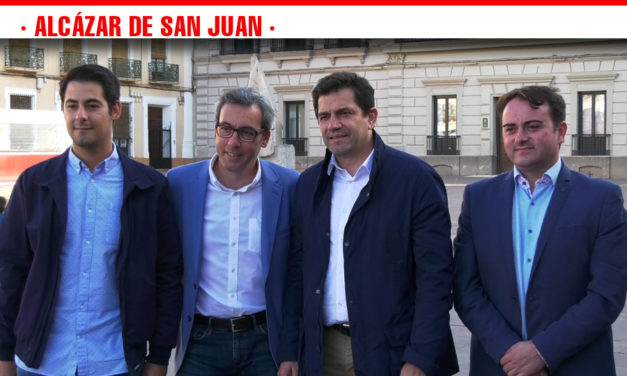 Los candidatos del Partido Popular al Congreso y al Senado visitan Alcázar de San Juan reclamando una partida presupuestaria para la Plataforma Logística Intermodal