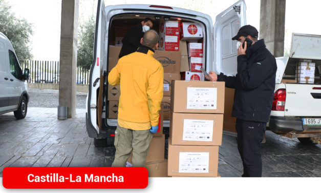El Gobierno de Castilla-La Mancha envía hoy más de 593.000 artículos de protección para los profesionales de los centros sanitarios y sociosanitarios de la región