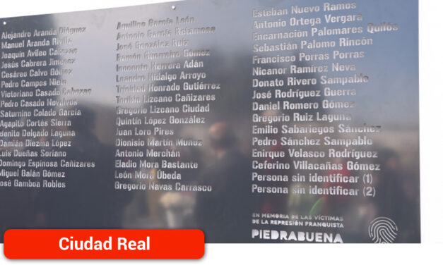 La Diputación inicia en Piedrabuena la señalización de las 53 fosas que albergan a 3.453 represaliados por el franquismo en la provincia