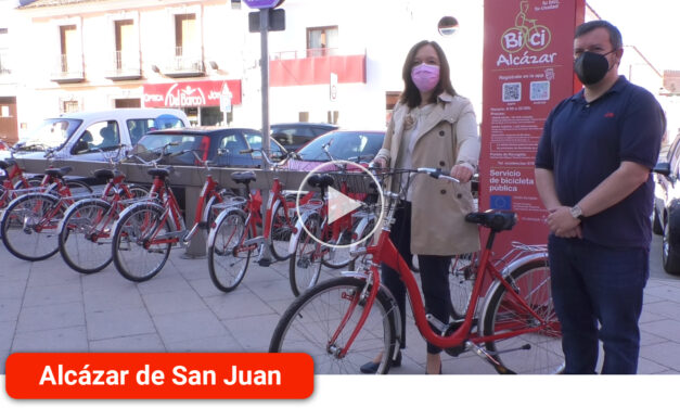 A disposición de la ciudadanía, el servicio de ‘Bicialcázar’ que cuenta con 43 bicicletas ubicadas en tres puntos de la ciudad