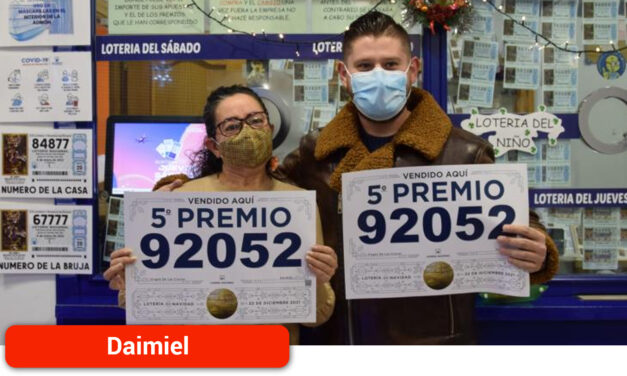 El 92.052 de la Lotería de Navidad cae en Daimiel