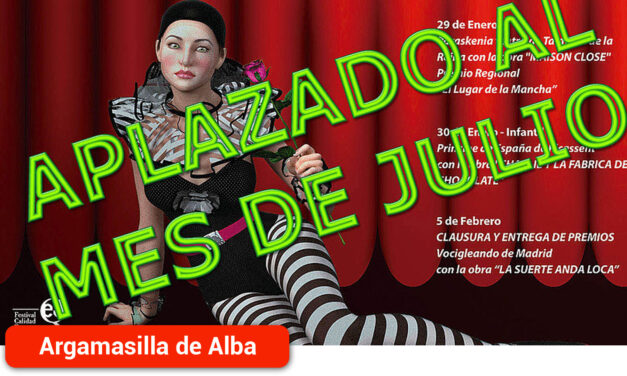 Aplazado el Festival de Teatro Aficionado «Viaje al Parnaso»