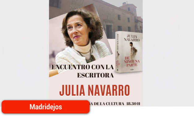 El próximo martes, 22 de febrero, visitará el municipio la prestigiosa escritora Julia Navarro