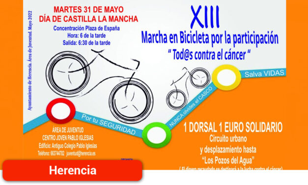 XIII Marcha en Bicicleta por la participación “Todos contra el cáncer”