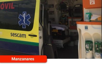 Nueve heridos en un accidente de tráfico en la A-43 en Manzanares