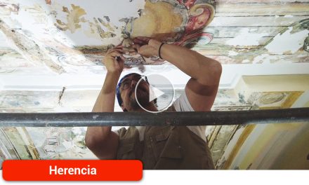 El Ayuntamiento trabaja en la restauración de las pinturas barrocas halladas en la parroquia de la Inmaculada Concepción