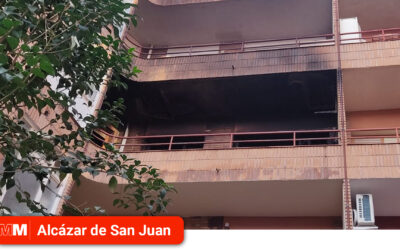 Un incendio en una vivienda en la calle Independencia deja 7 heridos