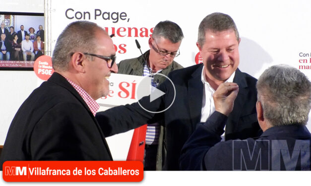 Page pide el voto para Julián Bolaños y para el PSOE en la Junta