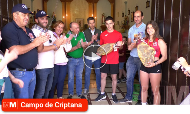 María Villacañas y Alberto Escribano revalidan el título de campeones en la II Carrera del Jamón