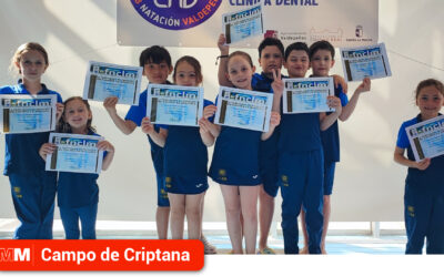 El Club Natación Criptana Gigantes participa en el Festival Prebenjamín