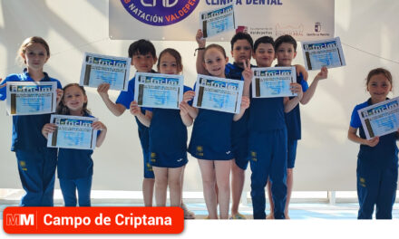 El Club Natación Criptana Gigantes participa en el Festival Prebenjamín