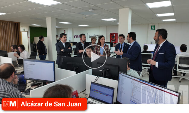 Pedro Casares visita el Centro de Competencias Digitales de Renfe de Alcázar de San Juan