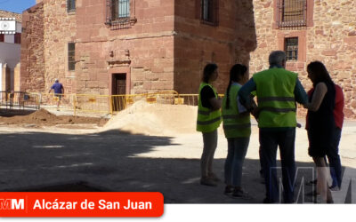 Las obras de la Plaza de Santa María avanzan a buen ritmo